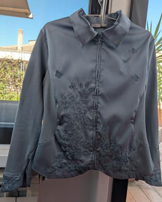 giacca-camicia Ebene color azzurro polvere