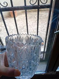 Elegante Secchiello Portaghiaccio in Cristallo Lav