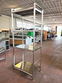 scaffalatura inox da cucina usata