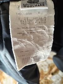 Vestito uomo invernale blu scuro taglia 56