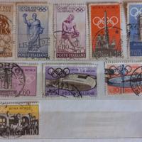 Francobolli Olimpiade Roma (1959-60) 9 Pz