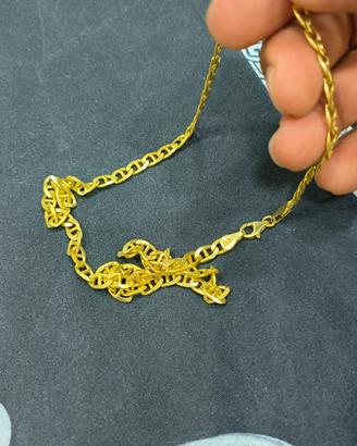 Collana Argento  925 placcata Oro 