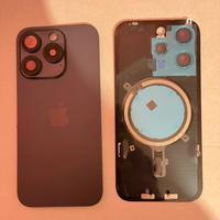 Vetro posteriore iphone 15 pro blu