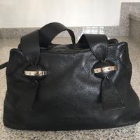 Cromia - Borsa a spalla in pelle nera