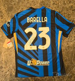 Maglia kit gara autografata da Nicoló Barella