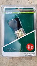 Scheda ExpressCard con doppia porta seriale