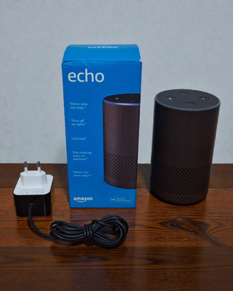 DIFFUSORE SMART AMAZON ALEXA ECHO LEGNO