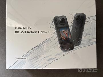 Action cam insta 360 x5 8k - essentials bundle
