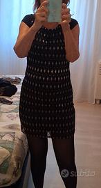 abitino a tubino corto con paillettes