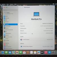 MacBook Pro Retina 13" 16GB +251GB MacOS Sequoia