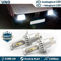 Kit Luci LED H4 Per FIAT UNO ANABBAGLANTI + ABBAGL