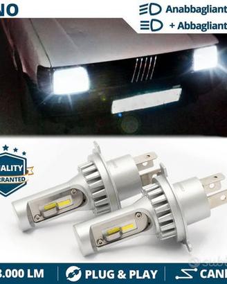 Kit Luci LED H4 Per FIAT UNO ANABBAGLANTI + ABBAGL