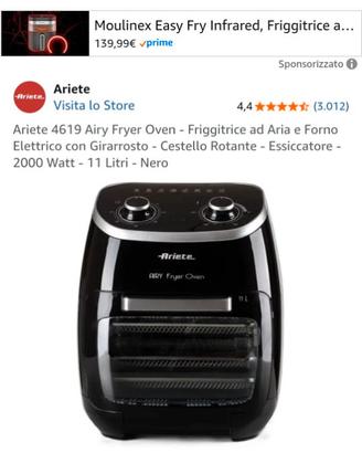 Friggitrice ad aria ARIETE 4619