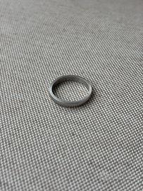 Anello argento fedina spessa