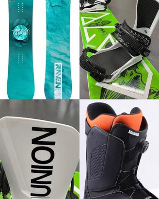 Set completo snowboard