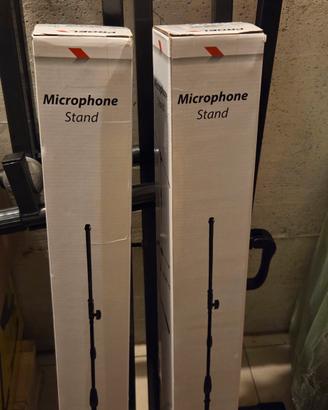 coppia di aste microfoniche nuove PROEL RAM180