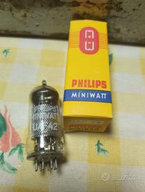 VALVOLA UAF42 PHILIPS MINIWATT NUOVA TESTATA 