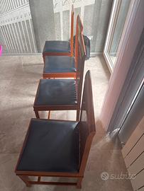 4 Sedie Coonley 2 - Frank Lloyd Wright per Cassina