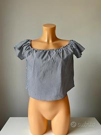 Zara - camicetta a righe in cotone