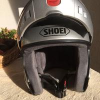 casco modulare Shoei Synchrotec II grigio XL