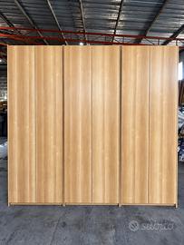 🪵 ARMADIO MODULARE IN LEGNO – 6 ANTE