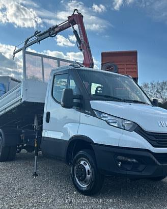 IVECO DAILY 35C14 RIBALTABILE CON GRU NUOVI-2024
