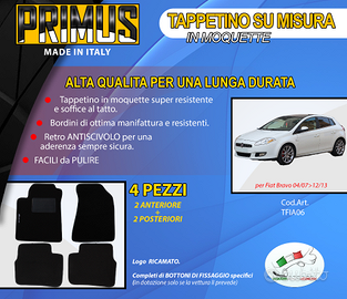 Tappetini Auto Fiat Bravo 04/07>12/13