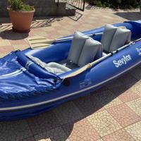 canoa gonfiabile 2+1 posti