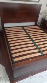 Letto con rete doghe e materasso Aloe