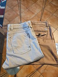set 2 pantaloni lunghi uomo tg 46