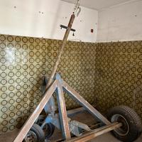 Invaso mobile carrello barca uso cantiere