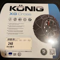 Konig Catene da neve XG Cross gruppo 248 mai usate