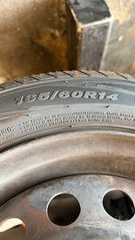 4 pneumatici 165/60 R14 praticamente nuovi