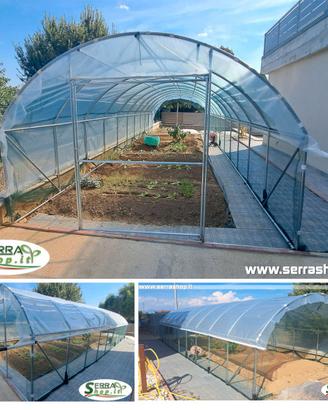 Serra tunnel NUOVO MODELLO con film orto giardino