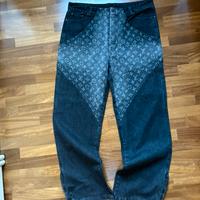 Lv jeans flower monogram