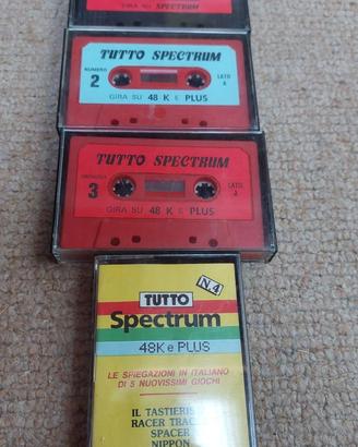 "Tutto Spectrum"Cassette per Spectrum; Retrogame