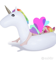 Unicorno gonfiabile per piscina o spiaggia