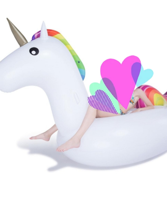 Unicorno gonfiabile per piscina o spiaggia