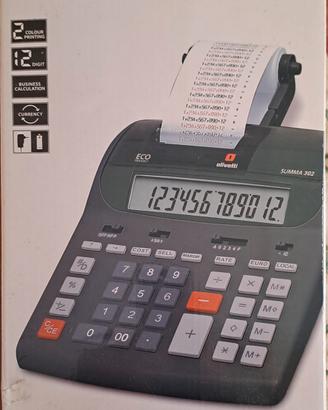 calcolatrice summa302 Olivetti