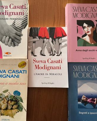 5 libri di Sveva Casati Modignani – Lotto romanzi