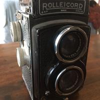 Macchina fotografica vintage Rolleicord Compur