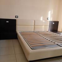 letto matrimoniale contenitore con comodini