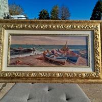 Quadro "I Pescatori" autore Gustavo Bellusci