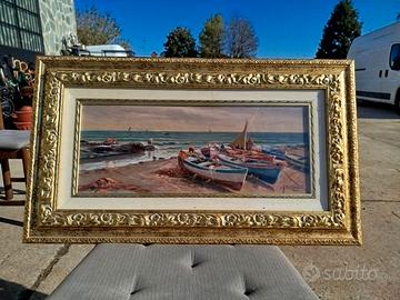 Quadro "I Pescatori" autore Gustavo Bellusci