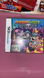 Mario e Luigi partners in Times ds scatola e cartc