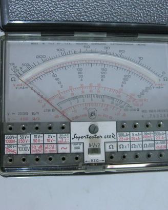 TESTER ANALOGICO PROFESSIONALE ICE 680R 3° serie