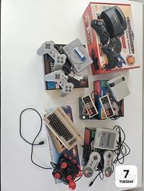 mini console ps1 nintendo nes sega comodore 64