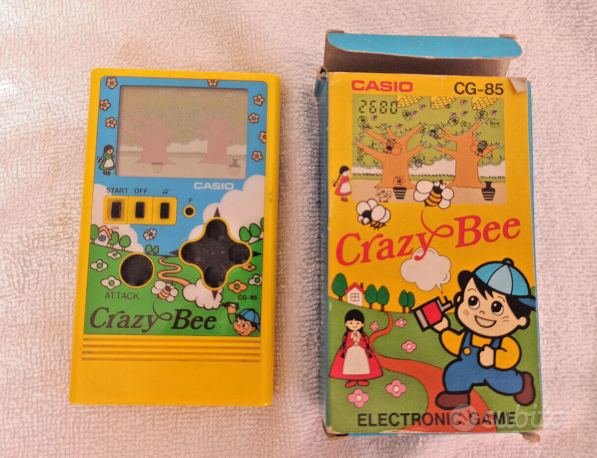 CASIO CRAZY BEE CG-85 (1984) gioco elettronico+box - Collezionismo