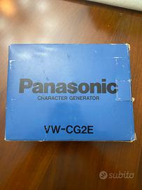 Panasonic Character Generator VW‑CG2E x Videocamer