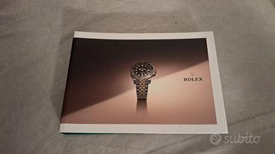 Catalogo brochure Rolex 2023- 2024 in Francese